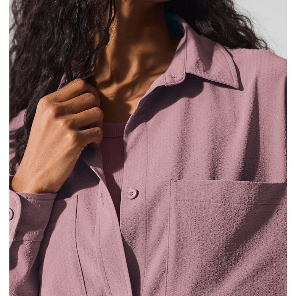 Pink Button-Up Shirt - Picture 3 of 3